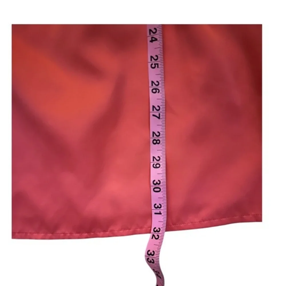 Forever‎ 21 Coral Ruffle Tie Waist Sleeveless Mini Dress with Lining Size S